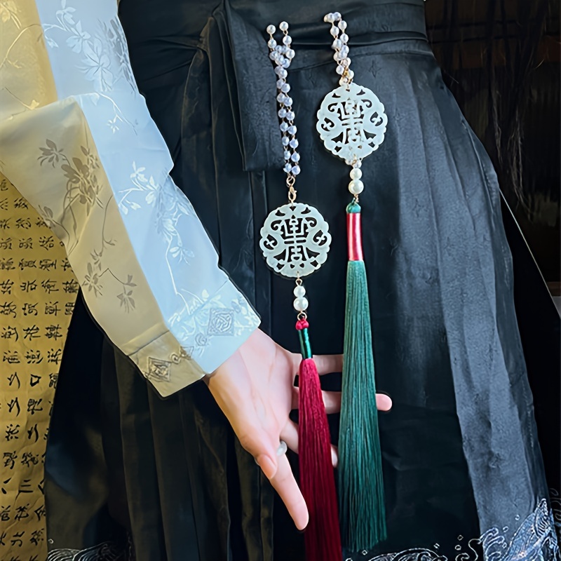 

- Hanfu Waist Pendant - Diy For Traditional Chinese Dresses, Unique Cultural ,