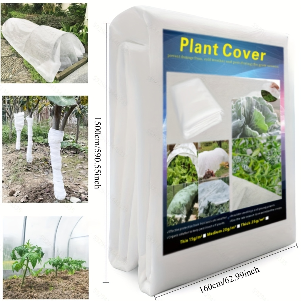 E-shop Dicke und wiederverwendbare Garten-Frostabdeckungen - Effektiver Pflanzenschutz für Herbst- und Winterwachstum, Schädlingsnetz, Frosttuch,