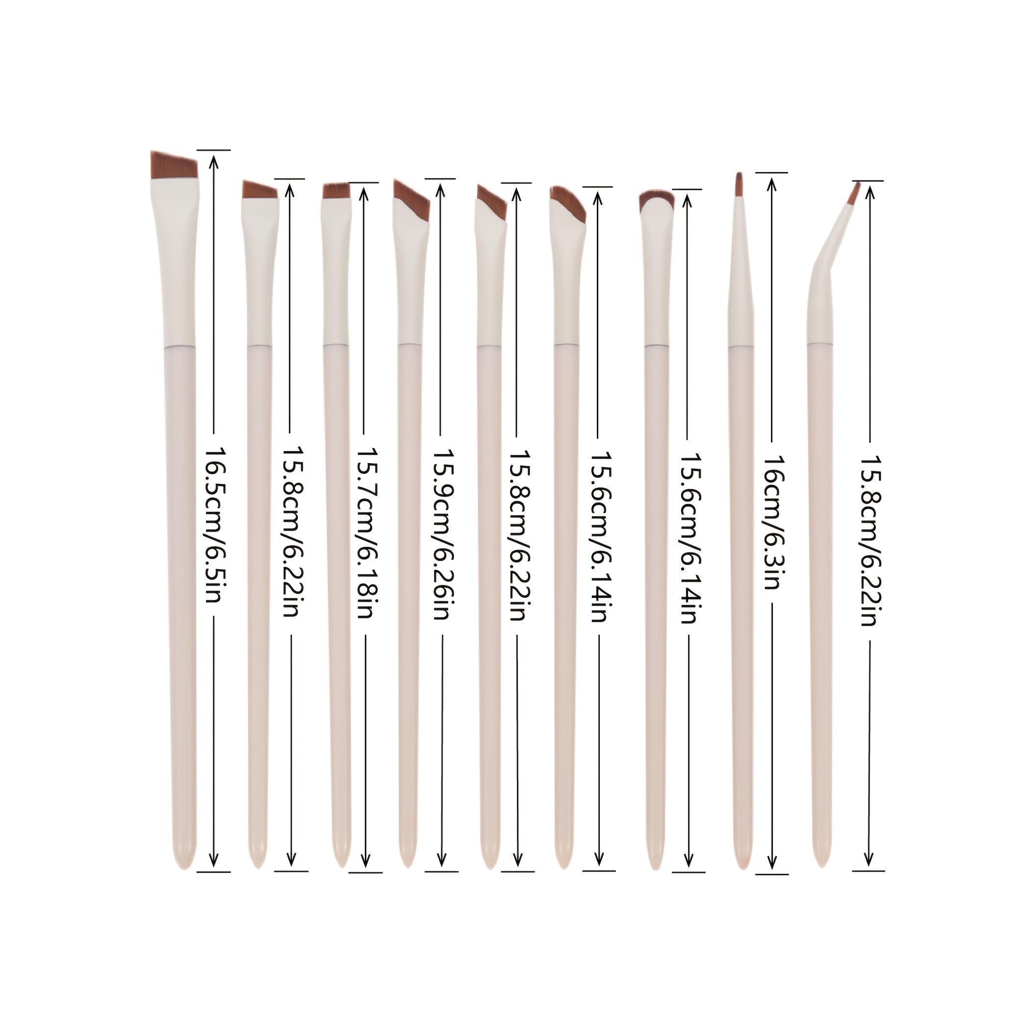 9pcs Korean Style Precision Eye Makeup Brush Set