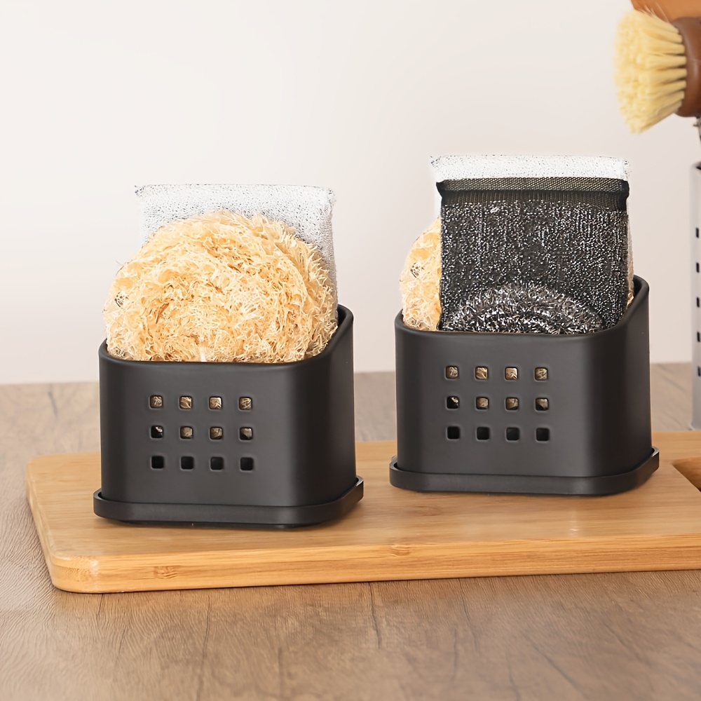 1pz porta spugna da cucina con , scaffale da lavello da parete per conservazione di spugna e straccio - casa e cucina