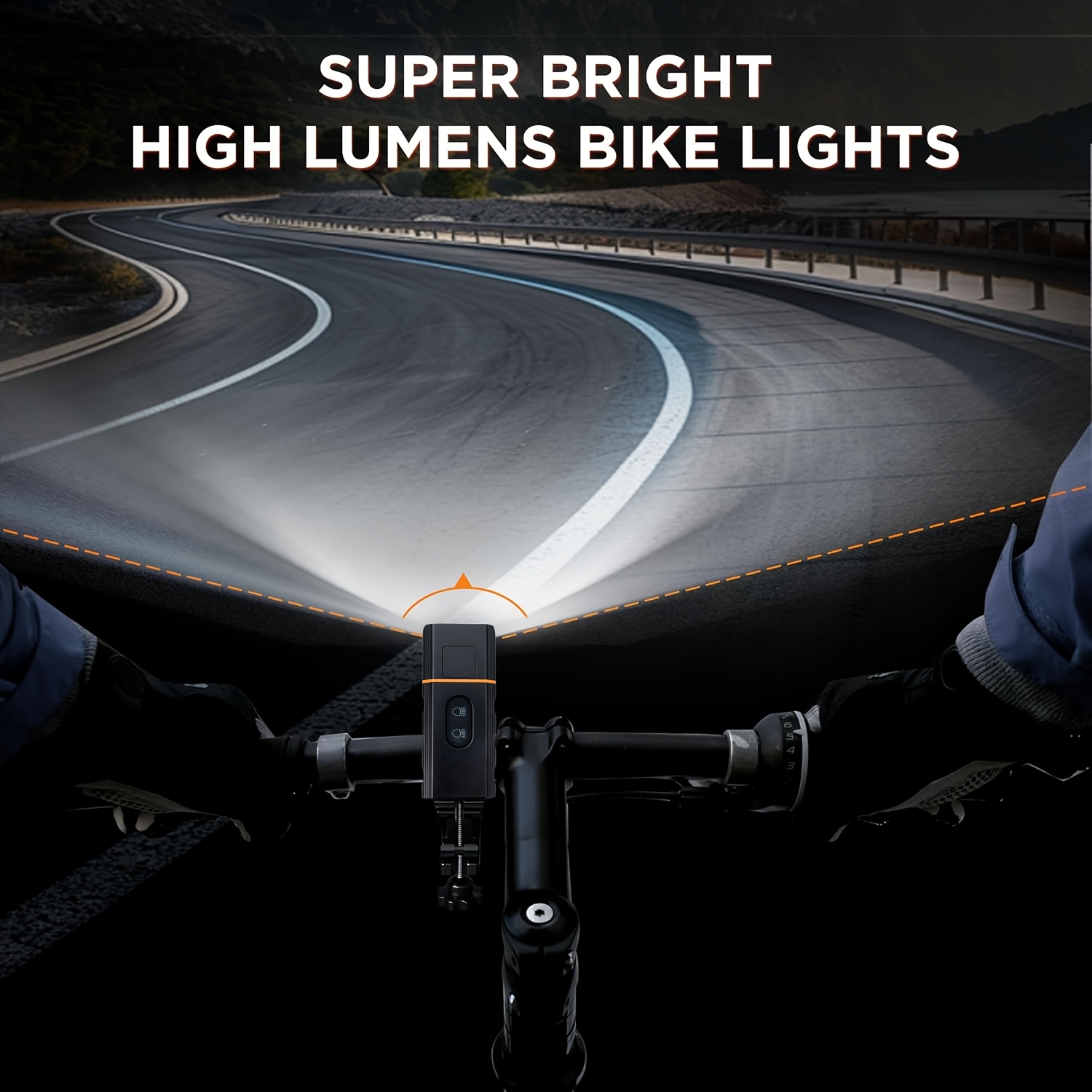 Ultra Bright ELED Bike Headlight