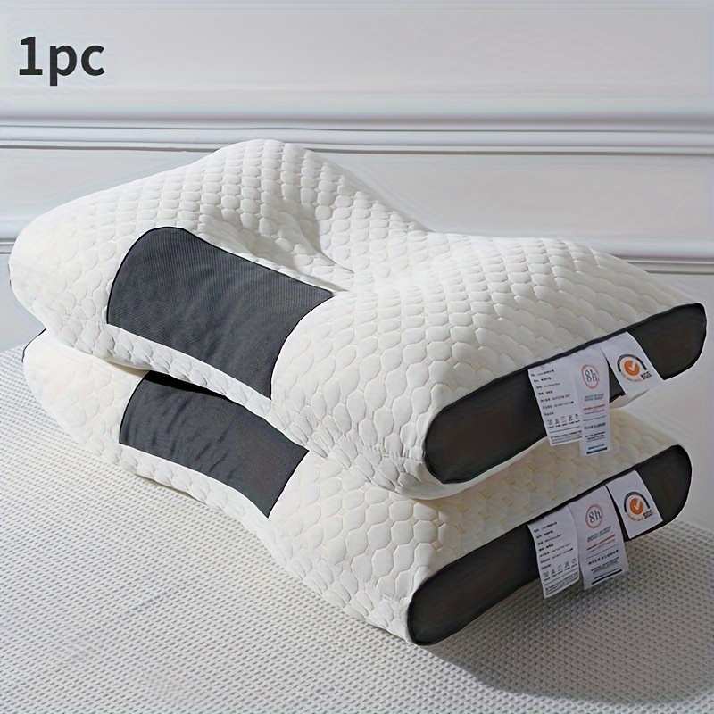 

1pc Knitted Thin With Cervical Neck Protection, Sleep Massage, Moisture Absorbing Breathable Household Bedding Suitable For Living Room, Bedroom, Home Decoration, Comfortable Sleep