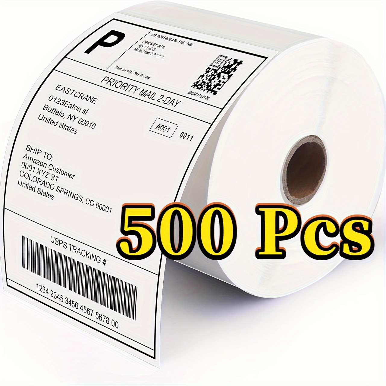 

500pcs, 4×6in , Transportation Waybill , -adhesive , 500 Labels/roll