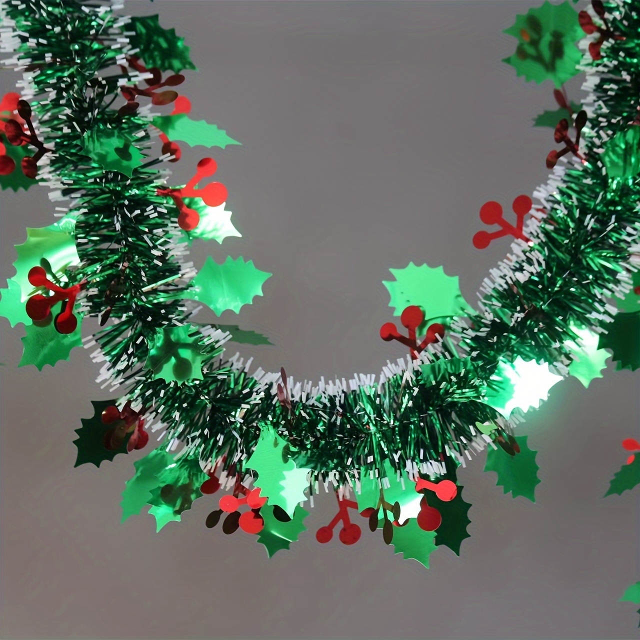 

Christmas Decor Garland - & Design For Tree, Door, Window, And Staircase - No Power Needed, Holiday Accent