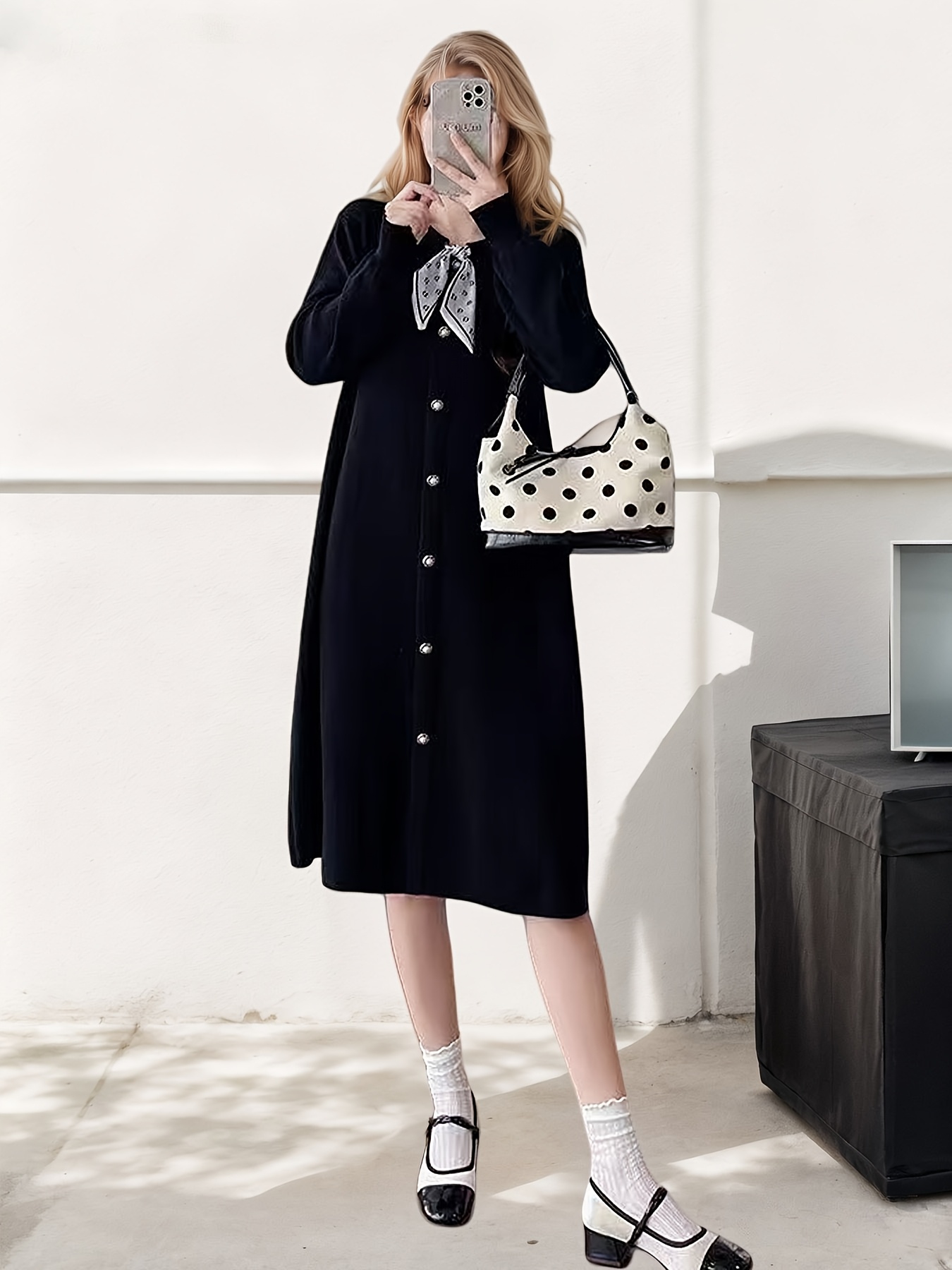 dresses pregnant women in autumn winter designed hide belly