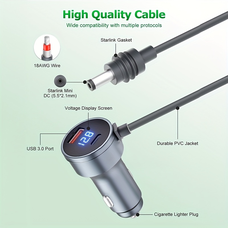 cigarette charger socket Car and Driver Dual Socket Cigarette Adapter CAD-4900BK