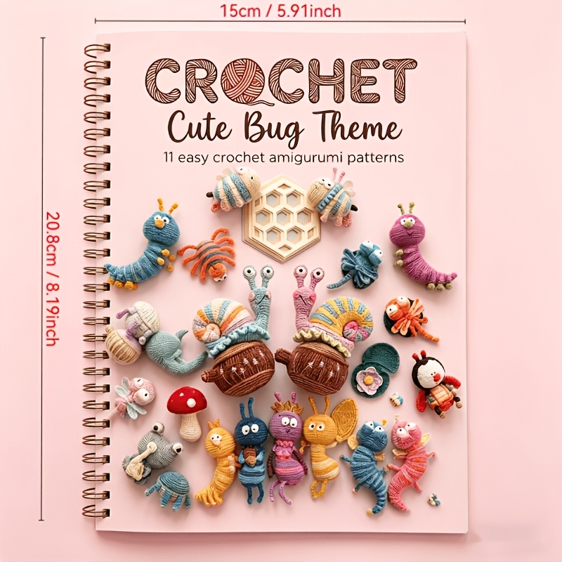 Image of 11 Cute Insect-themed Amigurumi Crochet Patterns: A Guide For Beginners | To Learn Crochet Tutorial | Perfect Gift For Crochet Lovers