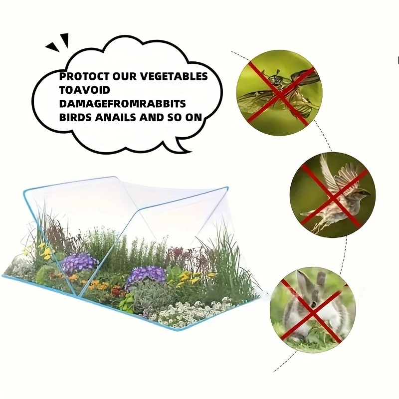 1pc installation foldable mosquito net anti fall anti mosquito mosquito net outdoor portable mosquito net patios and camping bedrooms dormitories and outdoor use must have mosquito net for flowers and vegetables mosquito repellent details 4