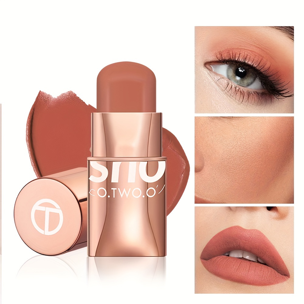 

Long-lasting 6 Colors Cheek And Lip Tint - Lightweight And Moisturizing Makeup Glow Color Bounce Blush Contain Plant Squalane