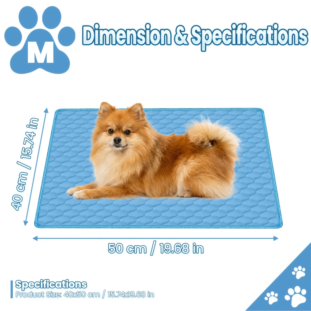 Image of The Newly Upgraded Pad For Summer Pets Quickly And Dissipates Heat, Is Anti-slip, And Allows Cats To Lie Down And Instantly , Quickly . Multi- Use