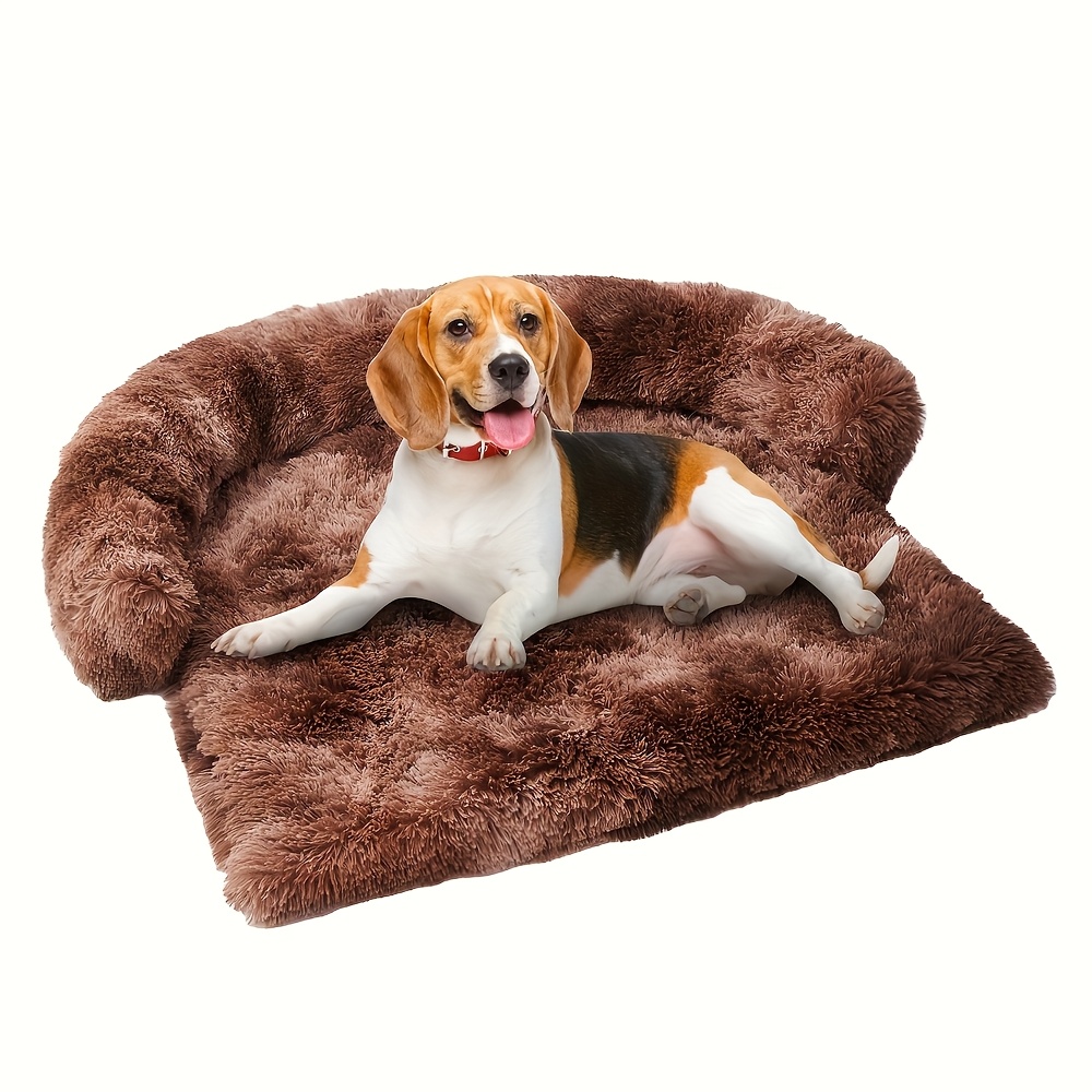 plush dog sofa mat detachable pet bed cushion with soft polyester fill   small to large dogs adds   to your home dog sofa Product details 3