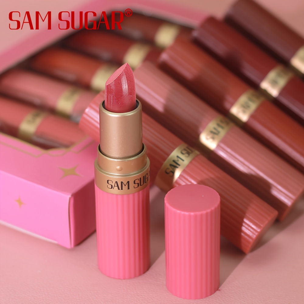 Lipstick Makeup Set, Six Pearlescent Lipsticks