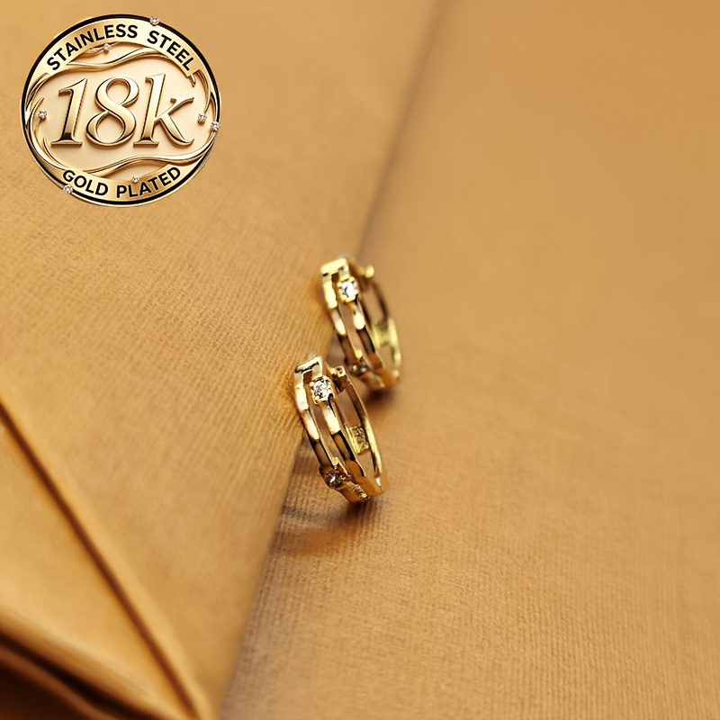 TEMU Pulseras para de acero inoxidable 316, premium para mujer, anillo para , aretes de punta, cuidado de orificios en , diseño de , , pulseras para