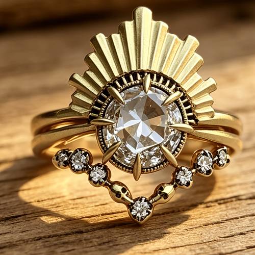 item picture a fashionable retro style carved womens ring skeleton design with synthetic zirconia inlay womens gemstone ring halloween accessories party and festival gifts suitable for parties holiday decorations womens ring