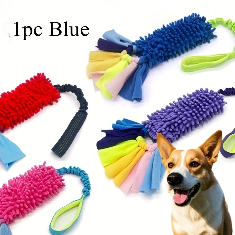 Squeaky Tug Of Toy - Durable Tear-resistant Teething Toy For Puppies, Interactive Training & Biting Toy With Safe Non-electric Design, Vibrant Colors & Plush Material For Small Dogs