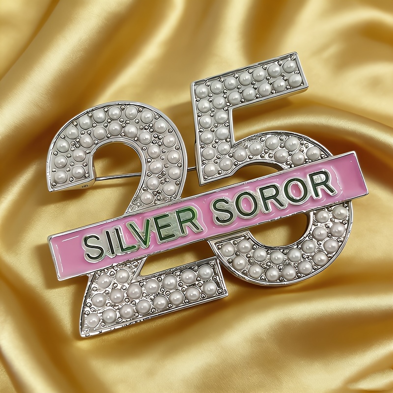 Women's Large Number 25 - Shiny Lapel Suitable For , 25 Year Old Jewelry For Daily Wear & Special Occasions, Durable Number 25 For Blouse/outfits (no Revision To Product )