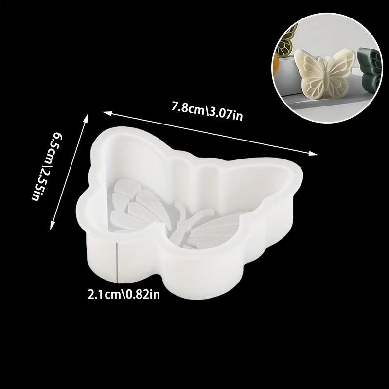TEMU Moldes de silicona de para hacer velas de yeso perfumado, moldes de arcilla y yeso para manualidades, moldes de silicona de resina casera para