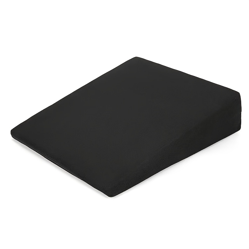 TEMU Car Heightening Pad Sloped Thickened Cushion Heightening And Hardening Seat Cushion Semi-hard Type Sloped Cushion Filling Seat Depression Short