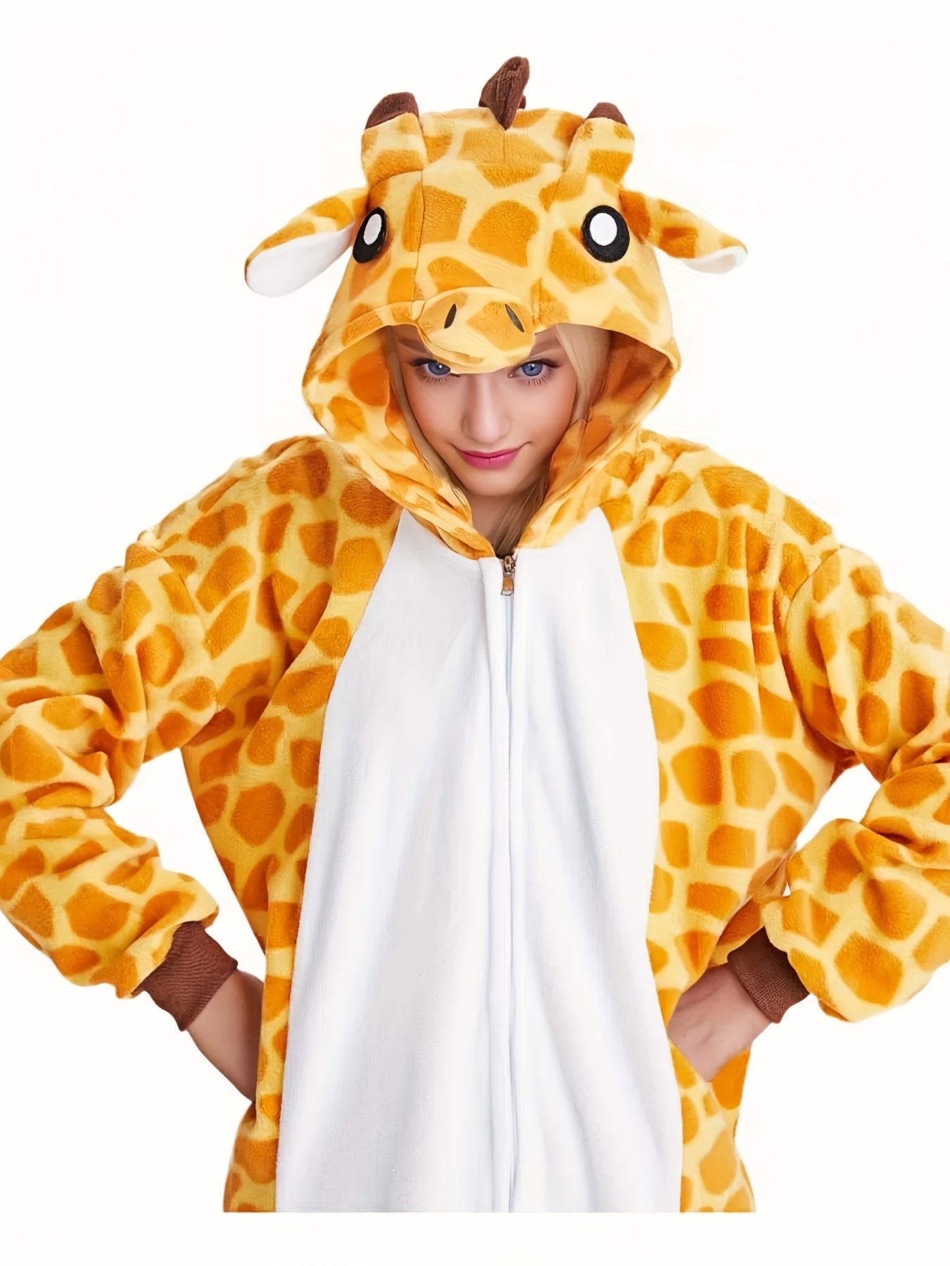 Animal Onesie Giraffe Onesie Pajamas Slim Fit Adult Onesie Animal