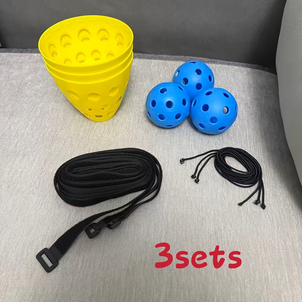TEMU 3-set Fun Holiday Party Activity Game Set - Multi-person Interactive Outdoor Party Games, Waist Eye Coordination Training Game Props, Suitable