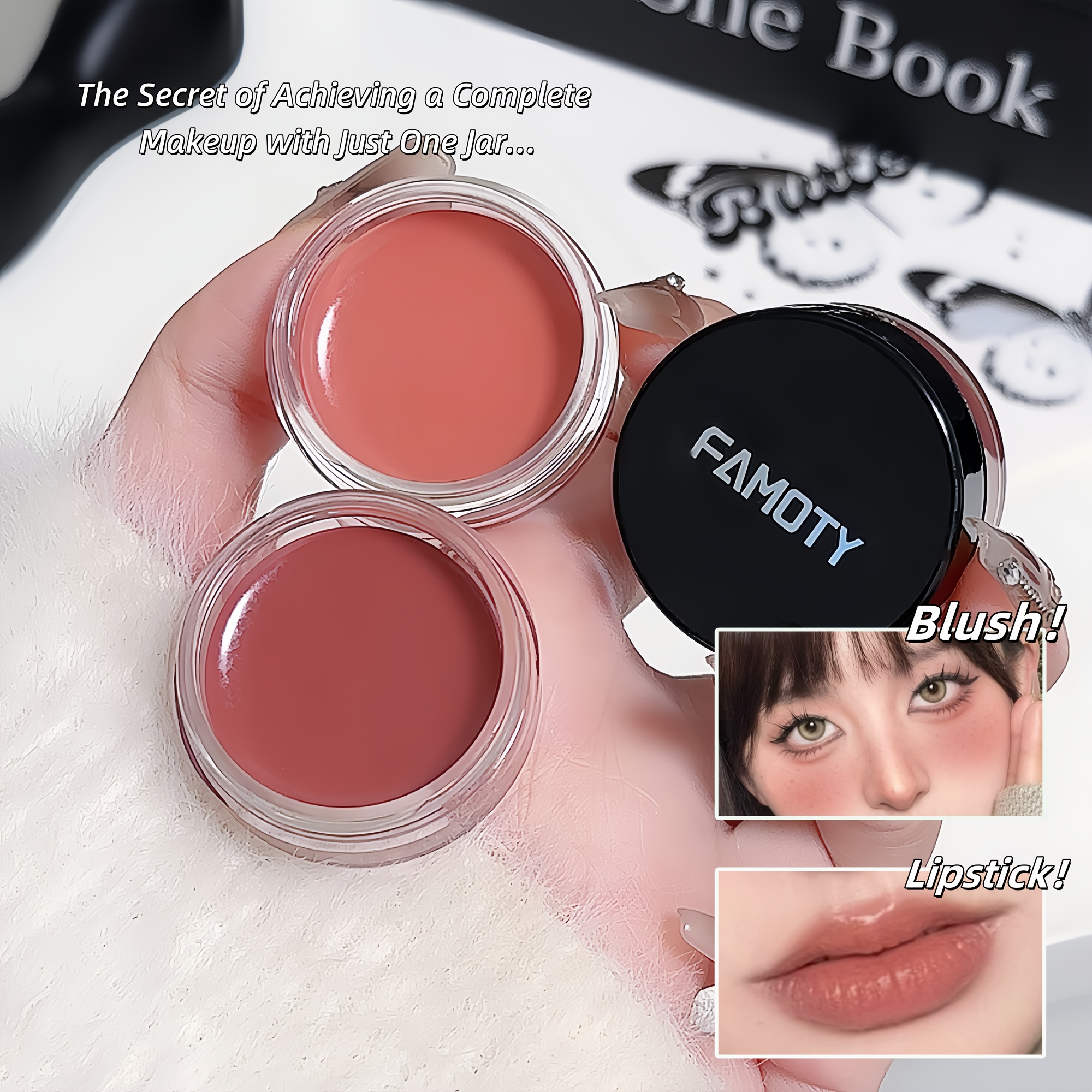 multi use face balm stick blush lip tint in one moisturizing water resistant natural buildable color travel friendly for valentines day mothers day gifts