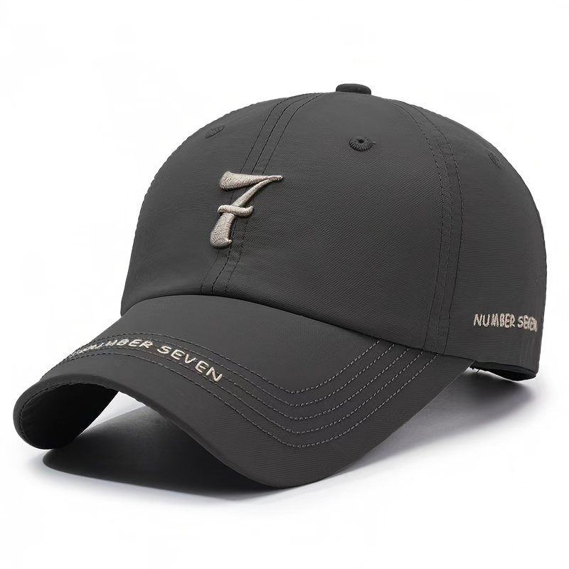 Men's Baseball Cap, Summer Breathable Versatile Casual Korean Style Quick-dry Sun Hat For Outdoor Use