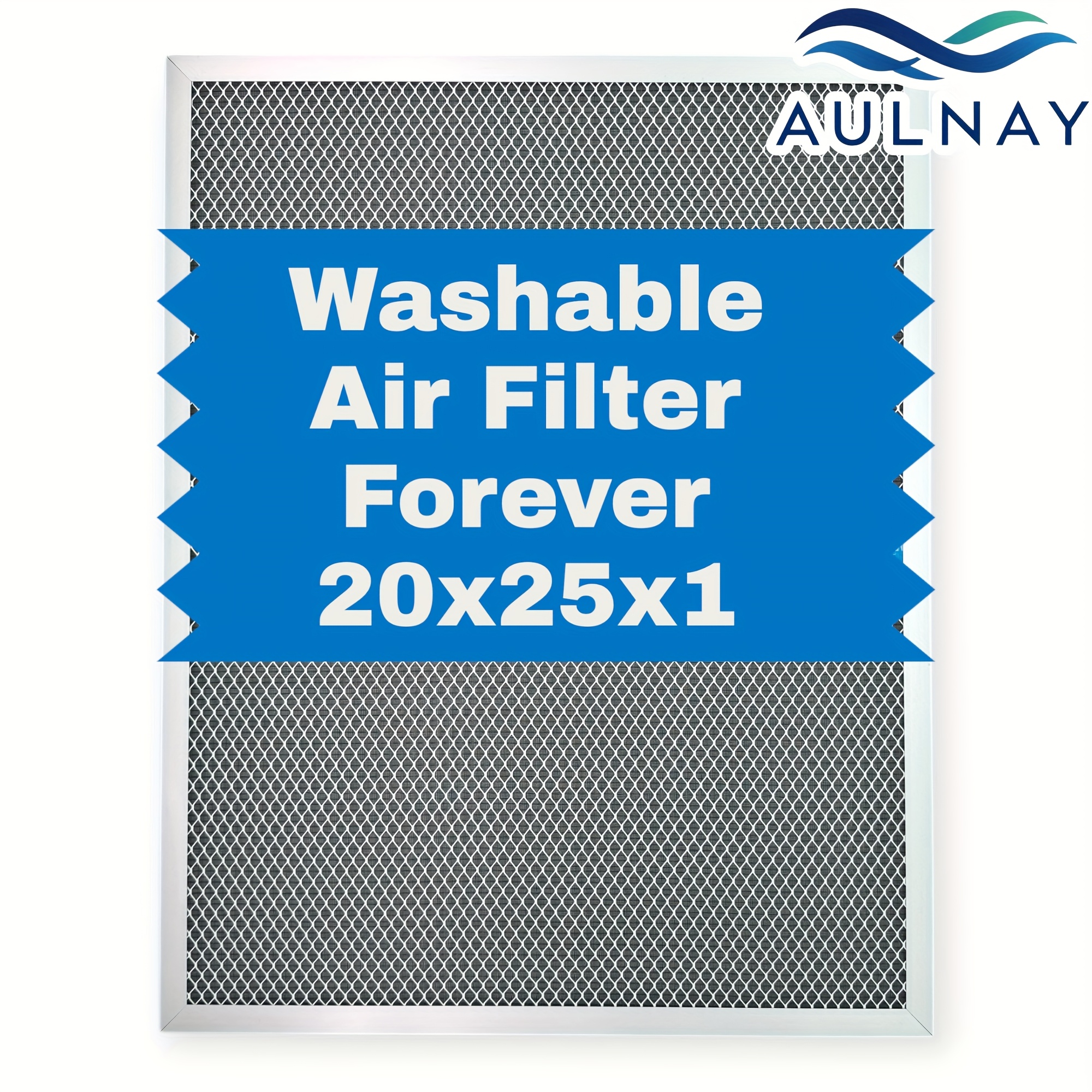 TEMU Reusable Electrostatic Air Filter For Hvac Systems, Indefinitely, Rated Merv 8, Mpr600 & Fpr 5, Promotes A Living Or Environment, Enhances Airflow, With A Thickness Of 1 Inch