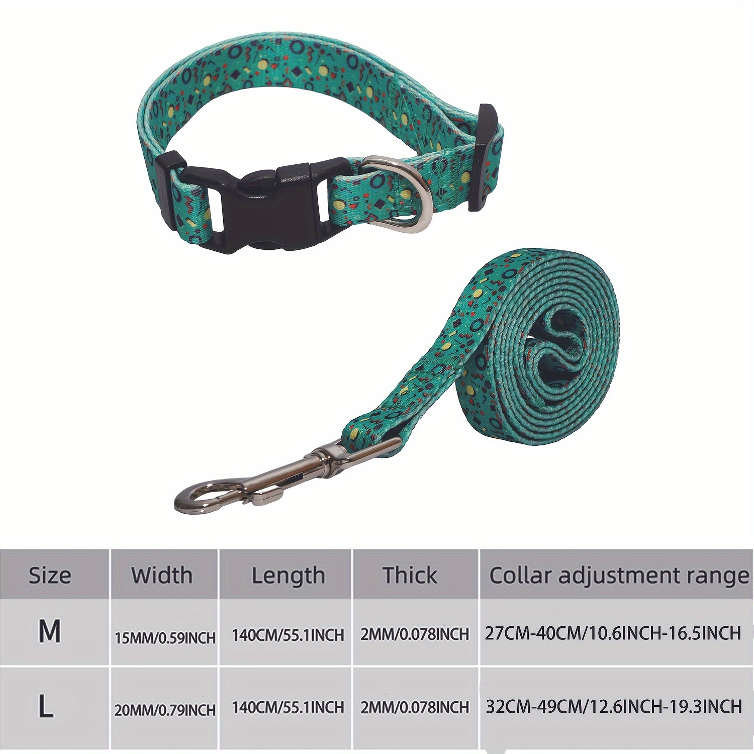 Cute Dog Collar Set for Small Dogs, Adjustable and Lightweight