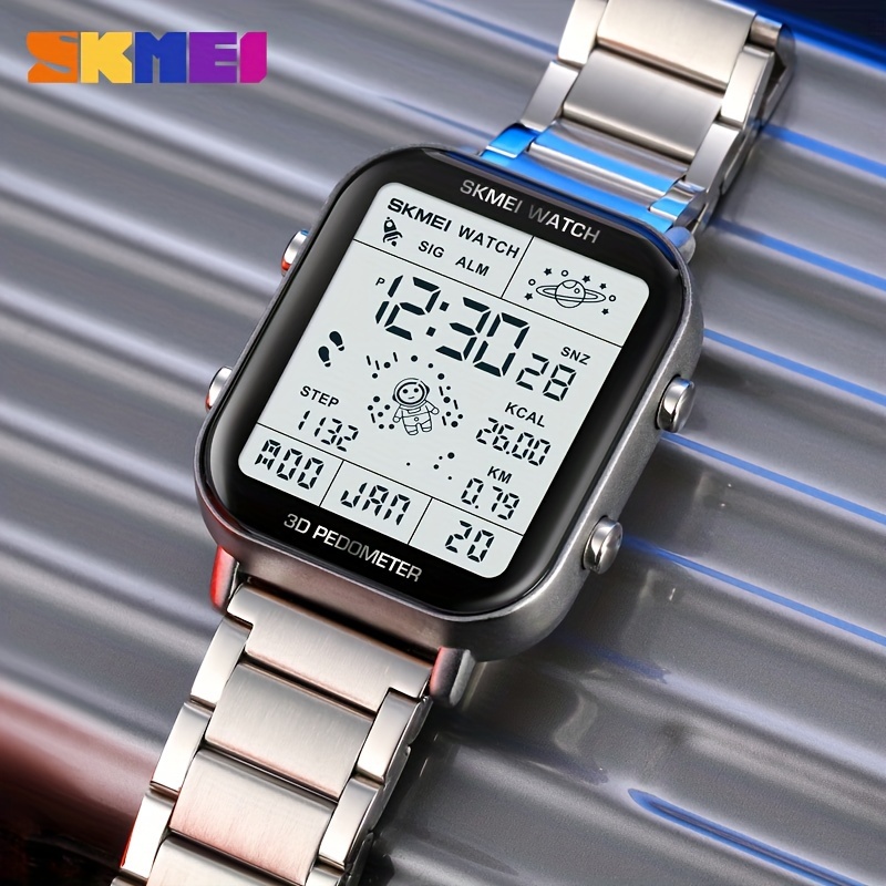 

Electronic Watch Men's Digital Luminous Fashion Outdoor Sports Pedometer Ideal Choice For Gifts