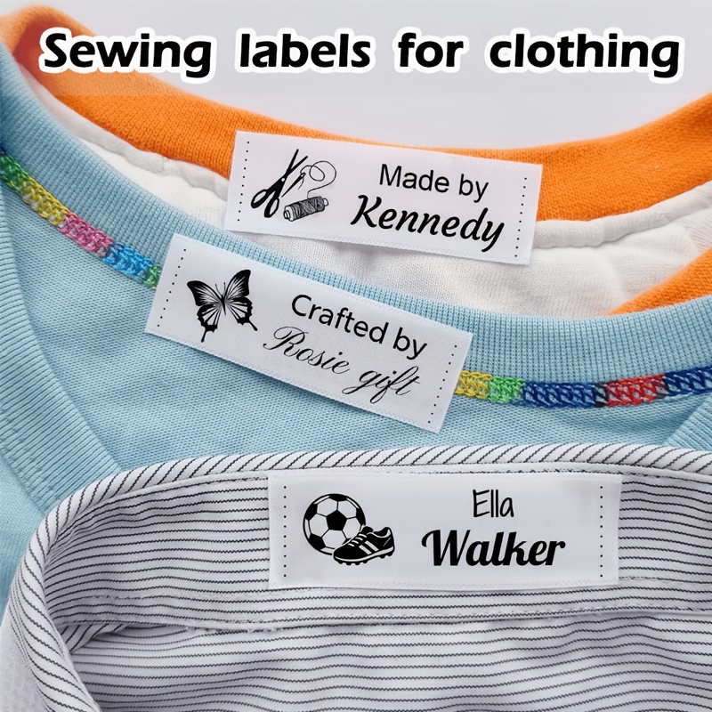 sew on labels sold on Temu United States
