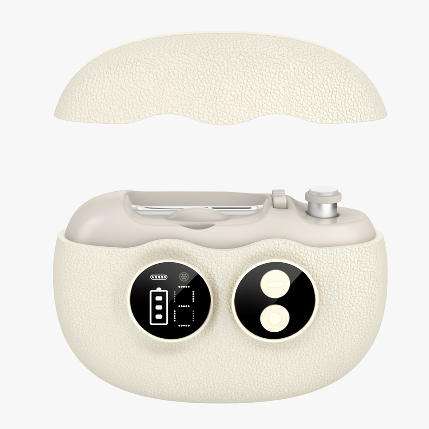 Leather Texture Electric Nail Clippers with Digital Screen