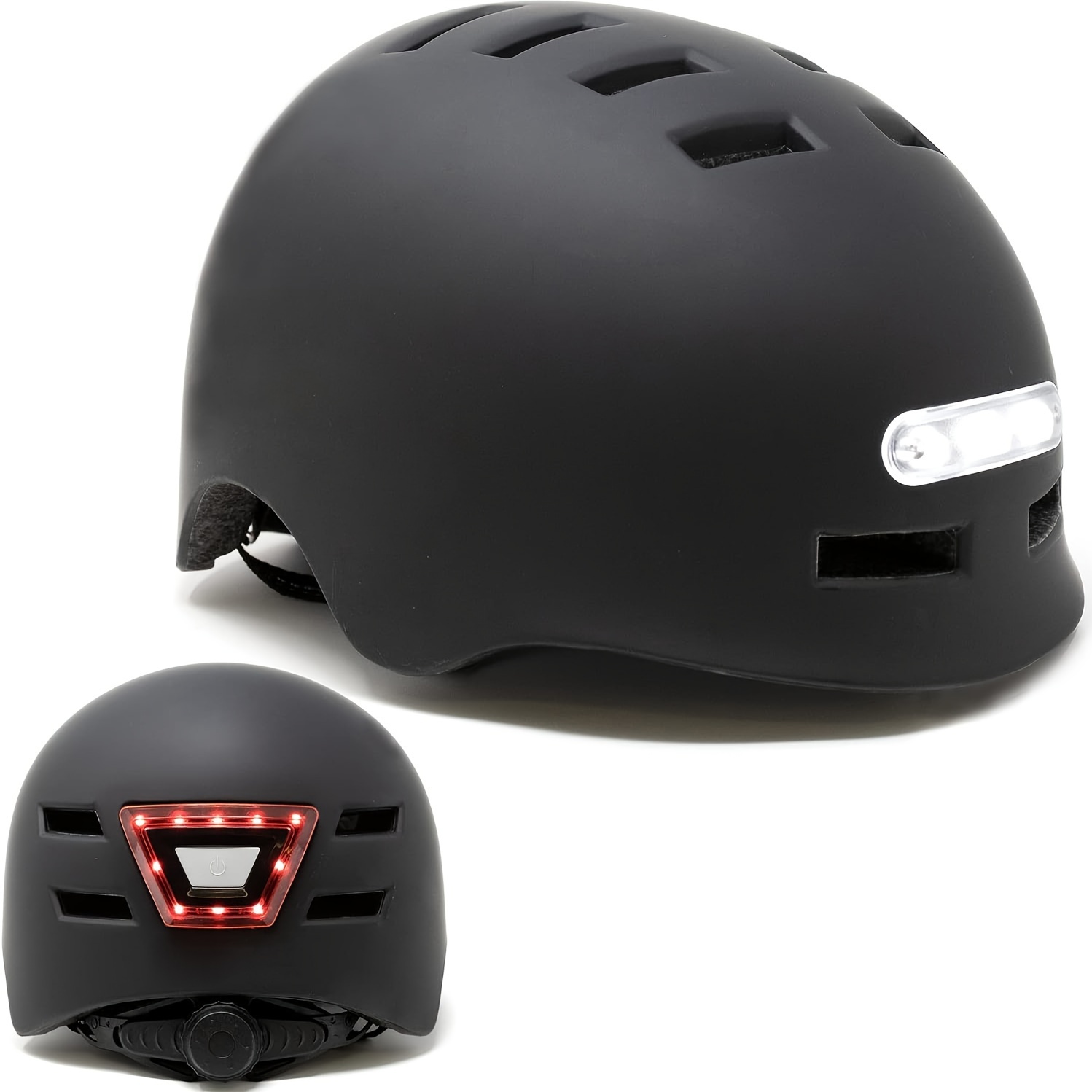 Casques Vtt Et Vtc Smart4u Casque De Vélo Avec Feu Arrière LED