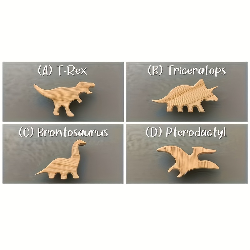 Dinosaur Handle Wardrobe Door Cabinet Drawer Semicircular Modern Easy Wooden Handle, Home Decoration