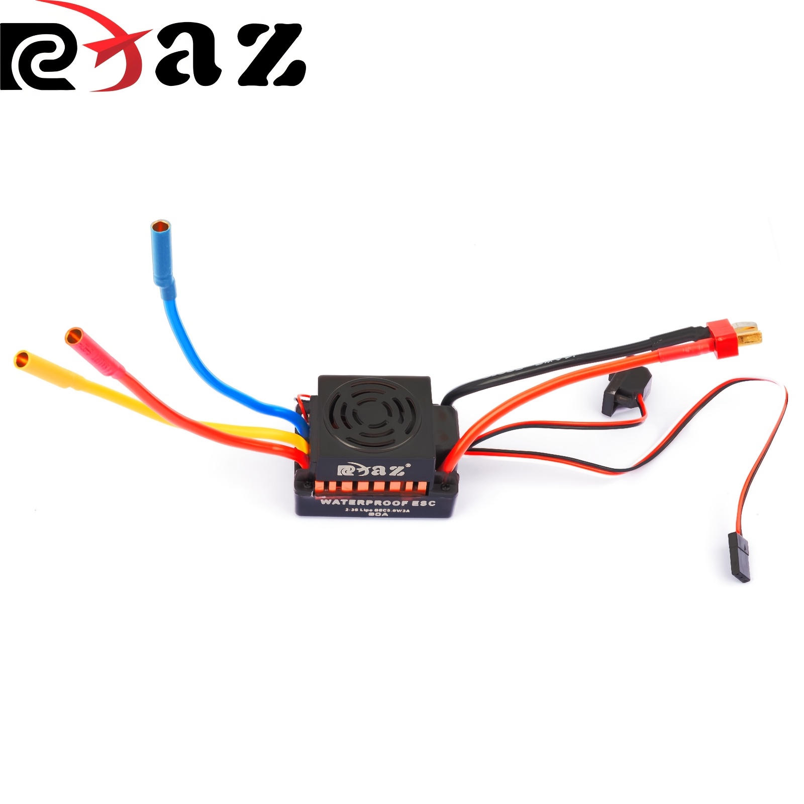 

Rcxaz 60a Brushless Esc For Rc Trucks, High-performance Controller, Metal, Compatible With 1/10 Scale Vehicles, , Multifunctional, Ideal Christmas Gift - No Battery Included