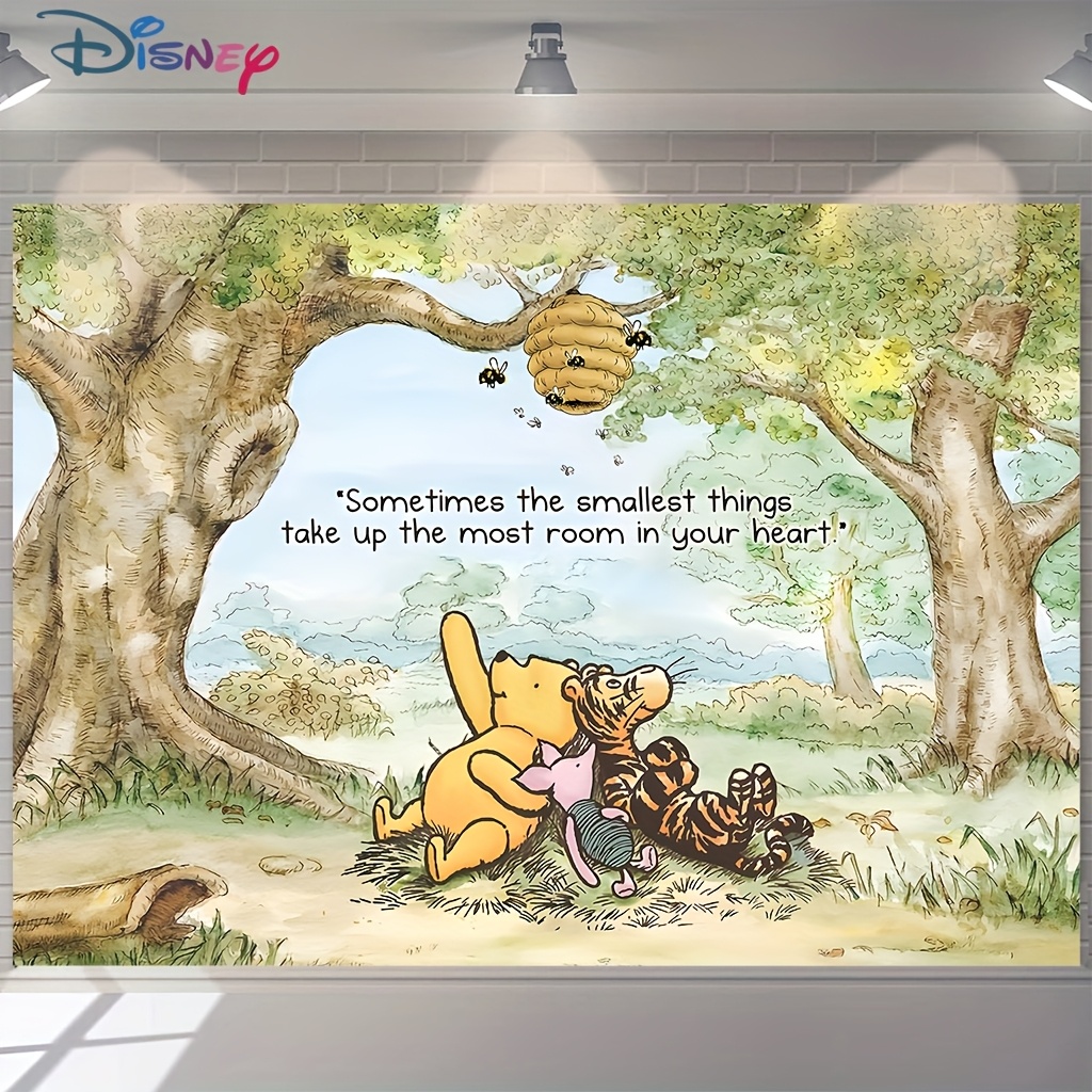 tigger cartoon banner smallest things quote Temu
