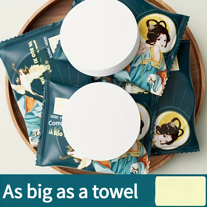 item picture 10 pack compressed towels disposable towels for travel and business trips non  