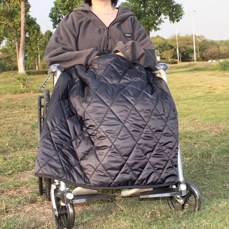 TEMU Mutao Wheelchair Blanket For Adults, Warm Wheelchair Additions For Winter, Thick Warm Blanket For Elderly, Wheelchair Cover