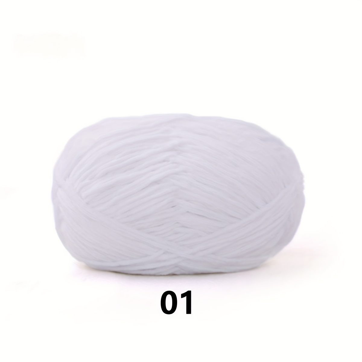 Image of 3.0mm Matte Chenille Yarn Doll Thread Handmade Crochet Knitted Material Small Ice Stripe Thread