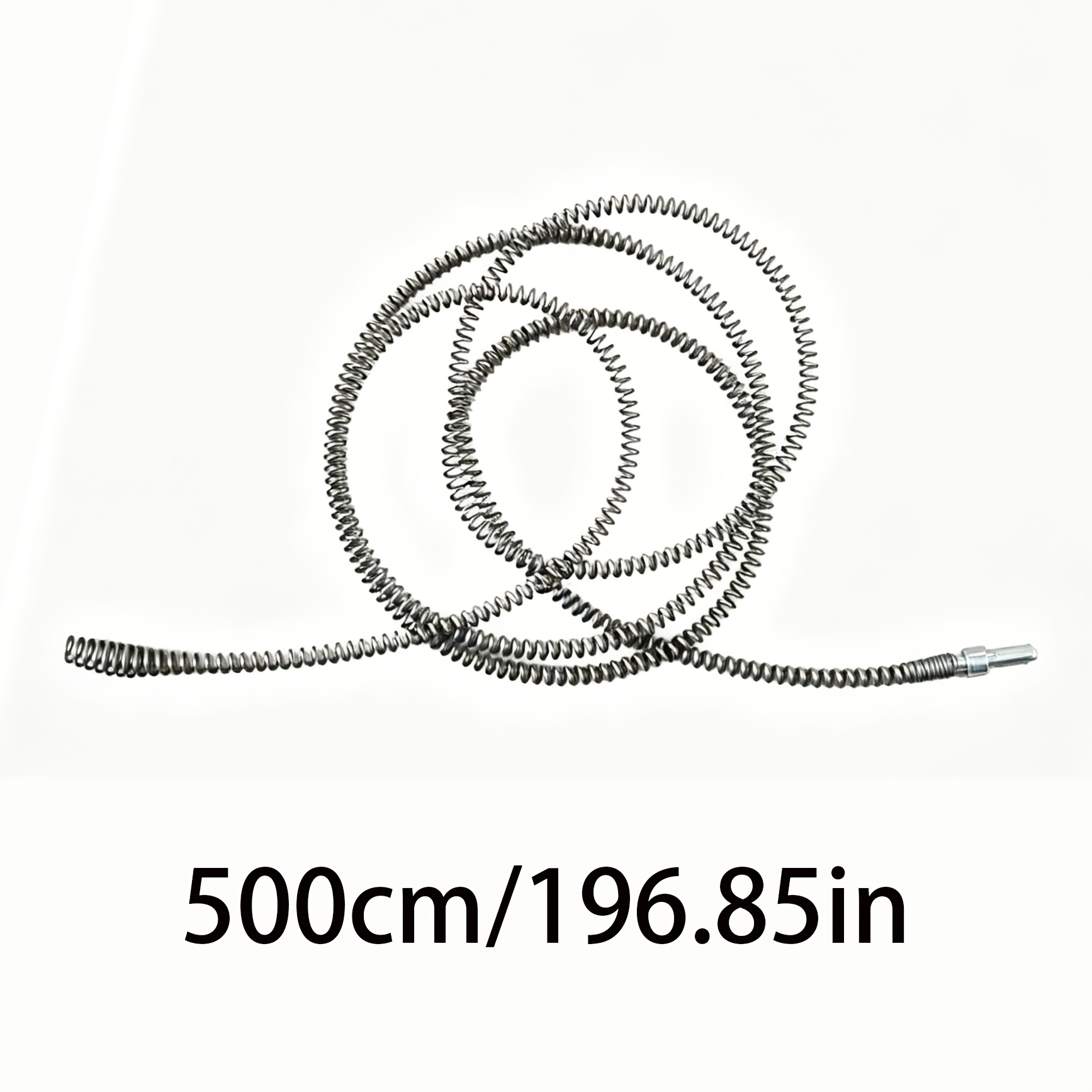 TEMU Stiratubi elettrici a molla, utilizzabili con trapano elettrico per dragaggio fognature, molla morbida, scarico cucina domestica, WC, tubo a S,