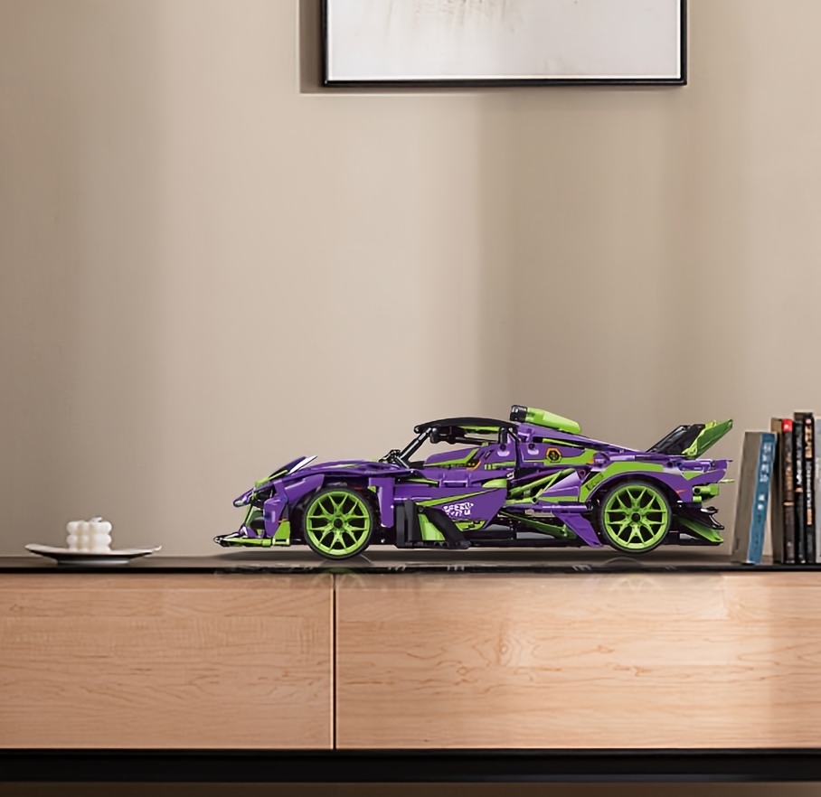 JMBricklayer Sports Car Building Block Set, Creative Supercar Adult Collectible Car Model, 1:8 Scale Classic Race Car Construction Toys, Toy Gifts For Teens Adults And Block Collectors (2183pcs)