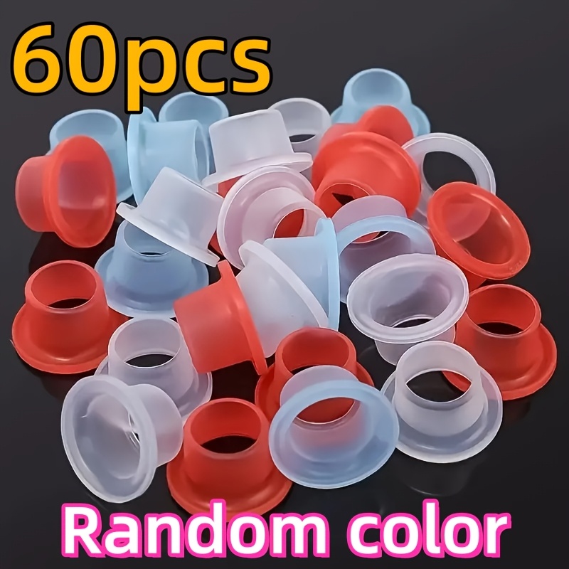 TEMU 60pcs Juntas de silicona aleatorios, accesorios para grifos de cocina, aptas para juntas de de grifos de cocina y baño, accesorios a prueba de
