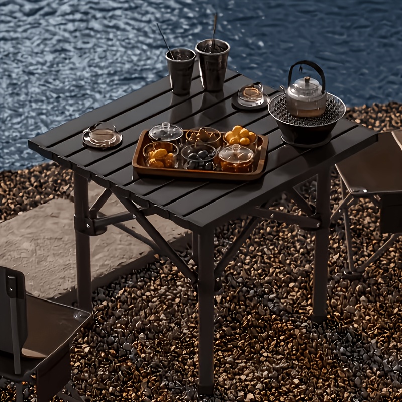 TEMU Outdoor Folding Tables, Portable Car Picnic Tables, Iron Tables, Camping Supplies, Self Driving Tours, Barbecue Tables