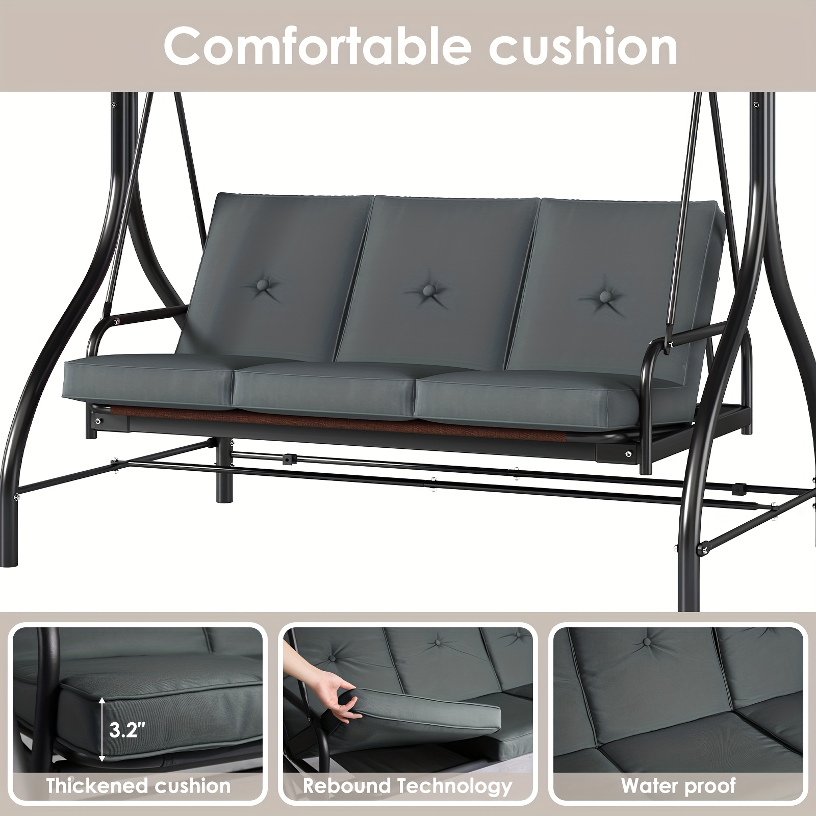 CLEVICH Patio Swing