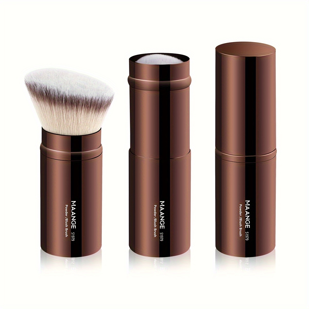 MAANGE Retractable Foundation Brush with Soft Bristles