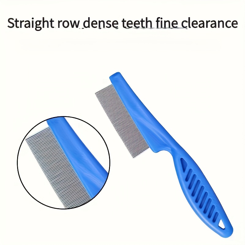 6pcs flea and lice combs stainless steel double sided pet grooming tool dematting brush for dogs cats puppies and kittens tear stain remover hair removal supplies dog grooming supplies   brush dog grooming grooming combs for dogs   dog grooming supplies and accessories ergonomic pet brush doublesided comb rustresistant grooming tool   combs puppy grooming cat owners