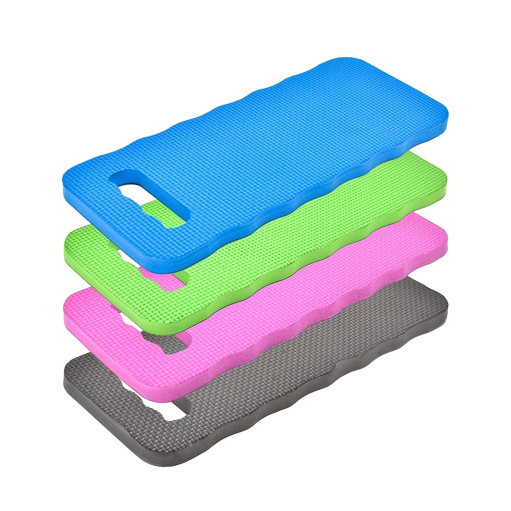 Image of 4pcs Foam Rubber Kneeling Mats | Non-slip, For Gardening, Yoga, Car, Bathroom - Durable And Comfortable, In Blue, Pink, Gray, Green