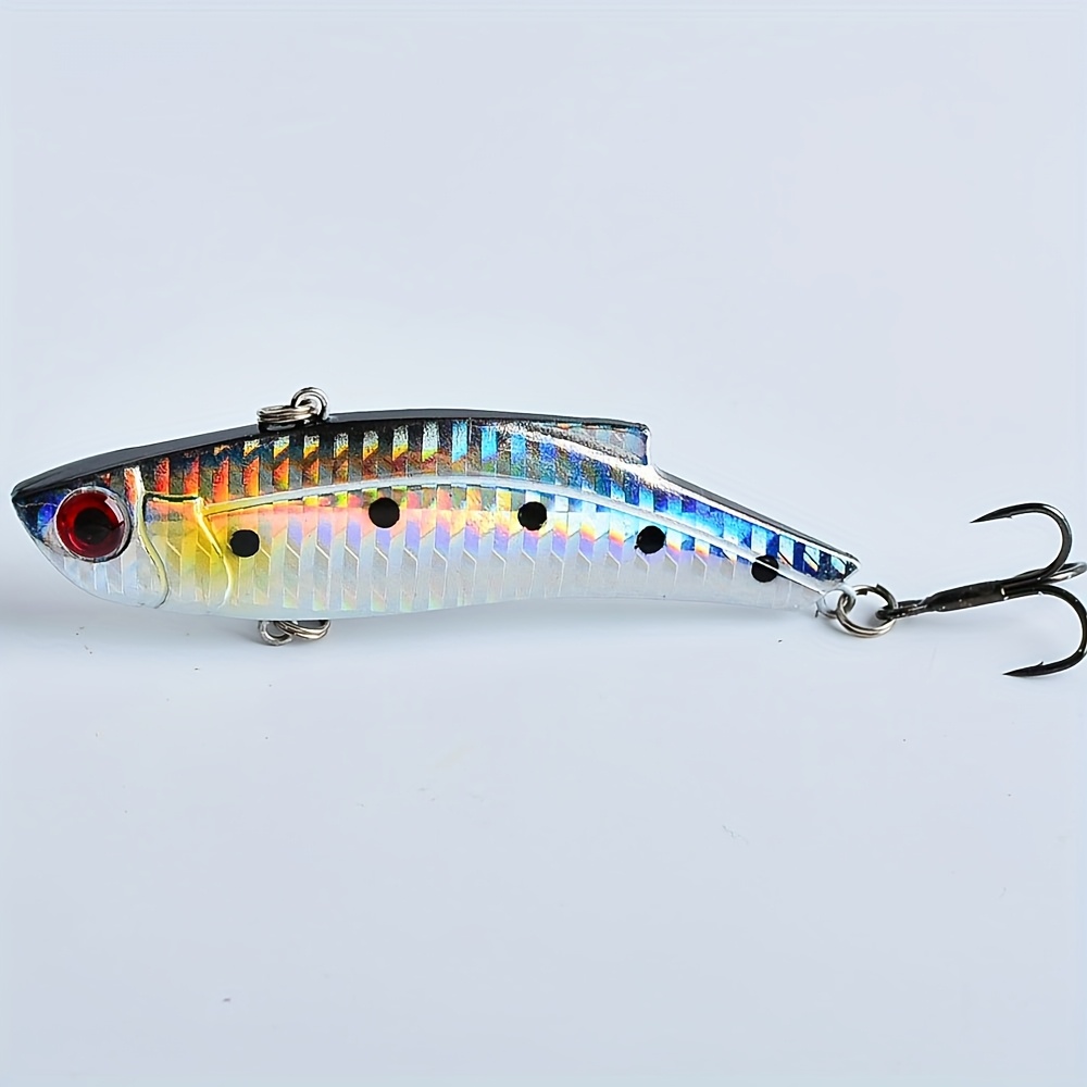 TEMU Ensemble de leurres de pêche ciblés multicouches 1pc - Leurres durs VIB de 9Cm pour , bar, musky, poisson-chat, truite, et plus, leurre Vib