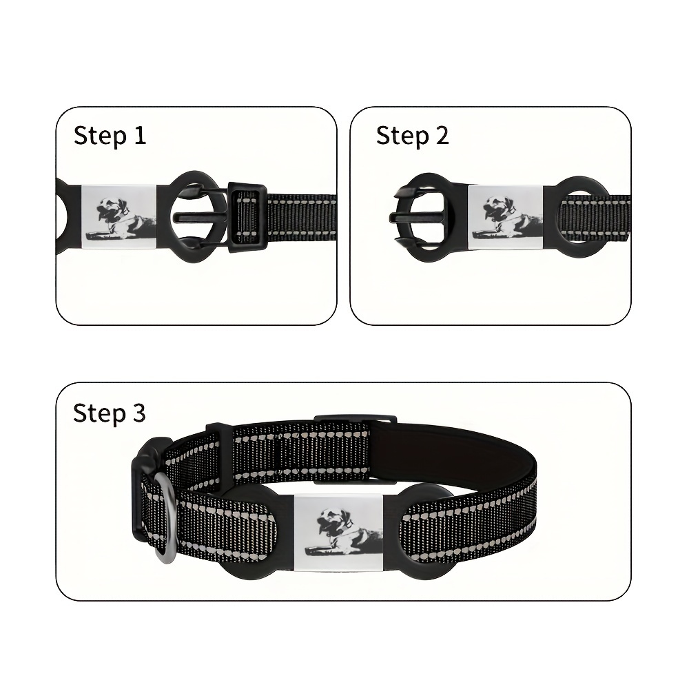Personalized Pet Tag Slide Pet Id Tags No Noise Dog Name Temu Philippines