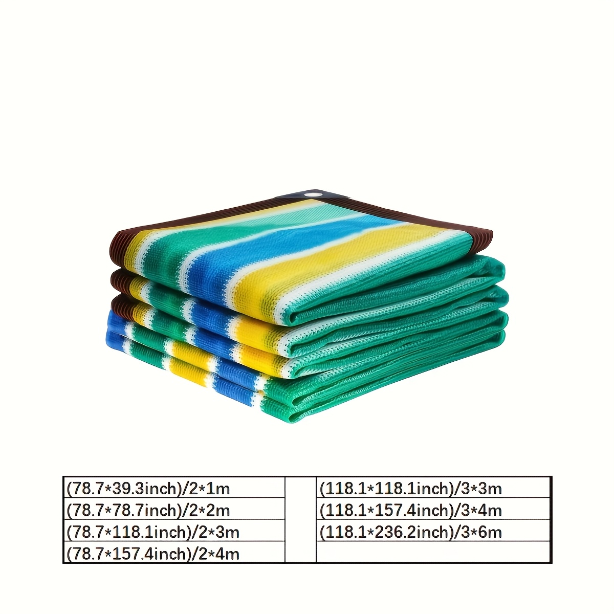 [Beach Sunshade] Colorful Outdoor Beach Windbreak, Sunshade Cloth | Suitable for Beaches, Pavilions, Swimming Pools, and Holiday Gifts