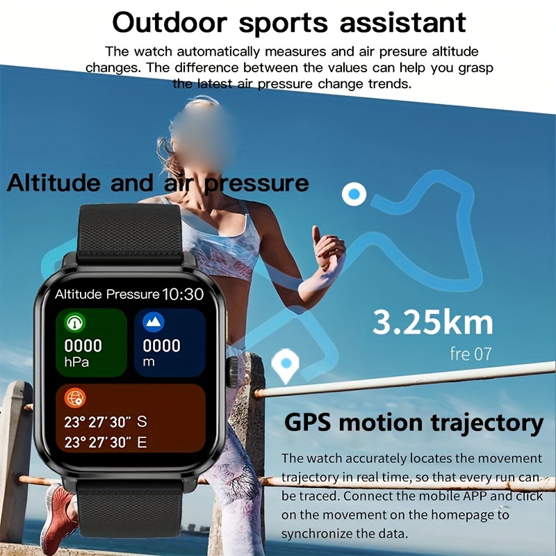 2024 Nova HD Full Touch 100+ športna pametna ura za moške in ženske, sledilnik telesne pripravljenosti GPS športna pot brezžično klicanje pametna ura primerna za Android_voghion.com